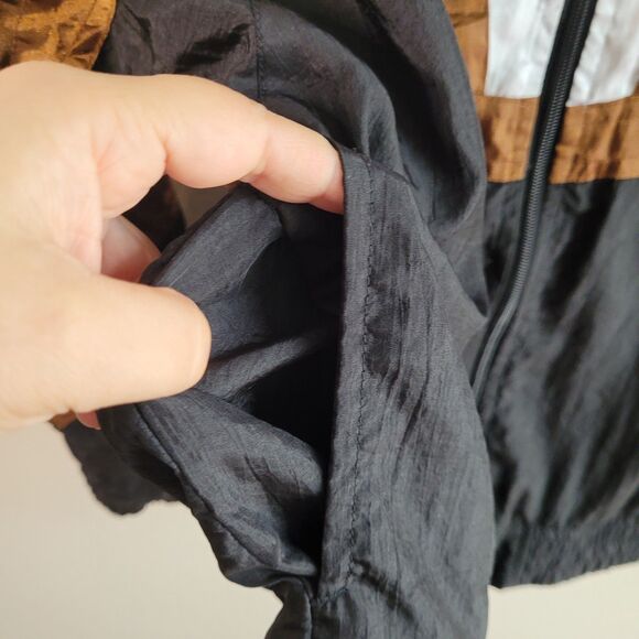 VTG SUNTERRA Petite Size M ? Windbreaker Nylon Jacket 90s NO TAG FLAW READ - Picture 15 of 16